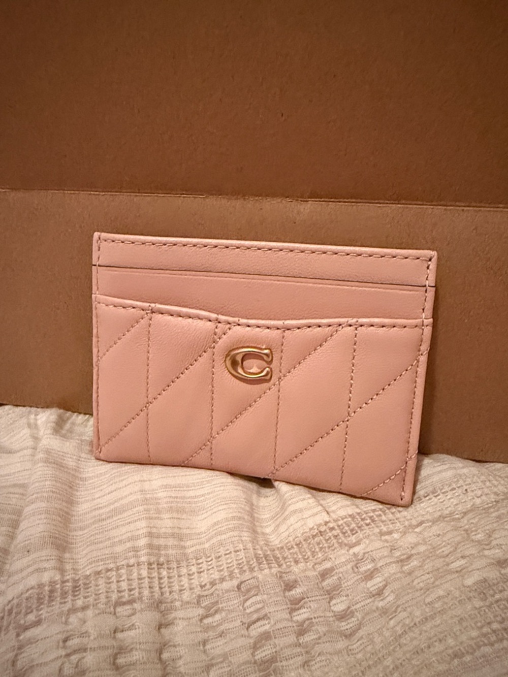 BRAND NEW COACH AUTHENTIC Quilted Essential Card Case